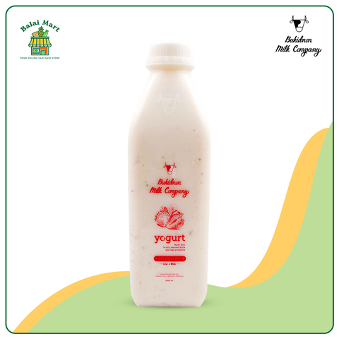 Bukidnon Milk Company Strawberry Yogurt 1L