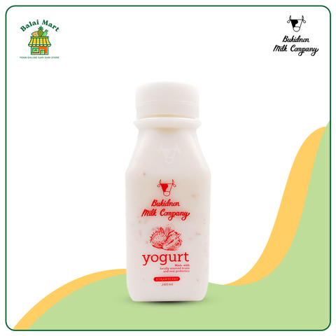 Bukidnon Milk Company Strawberry Yogurt 240ml