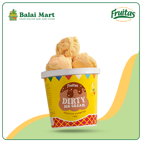 Fruitas Salted Caramel Dirty Ice Cream 1 Pint