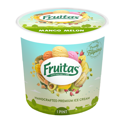 Fruitas Premium Mango Melon Ice Cream 1 Pint