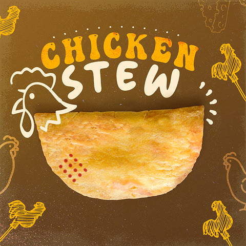 Jamaican Pattie Baked Chicken Stew Box of 10