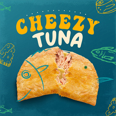 Jamaican Pattie Frozen Cheezy Tuna Box of 10