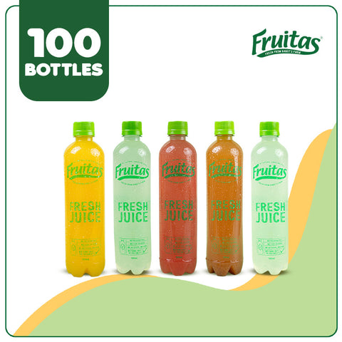 Fruitas Fresh Fruit Juice 500ml (100 bottles)