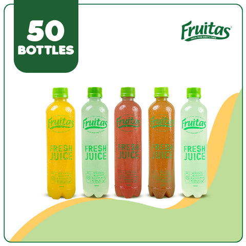 Fruitas Fresh Fruit Juice 500ml (50 bottles)