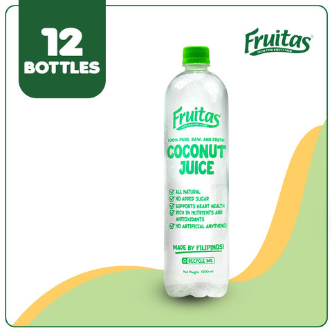 Fruitas Coconut Juice 1L (12 bottles)