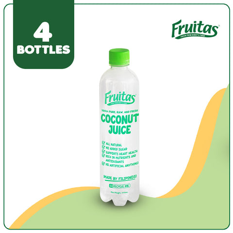 Fruitas Coconut Juice 500ml (4 bottles)