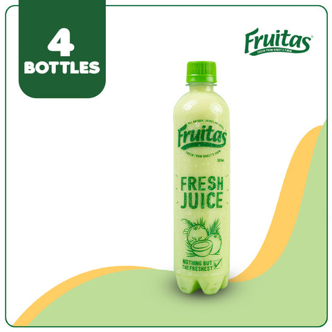 Fruitas Coco Pandan 500ml (4 bottles)