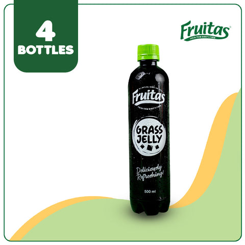 Fruitas Grass Jelly 500ml (4 bottles)