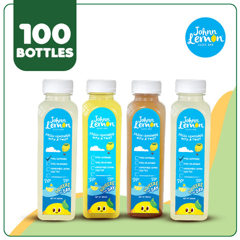 Johnn Lemon Fresh Juice 500ml (100 bottles)