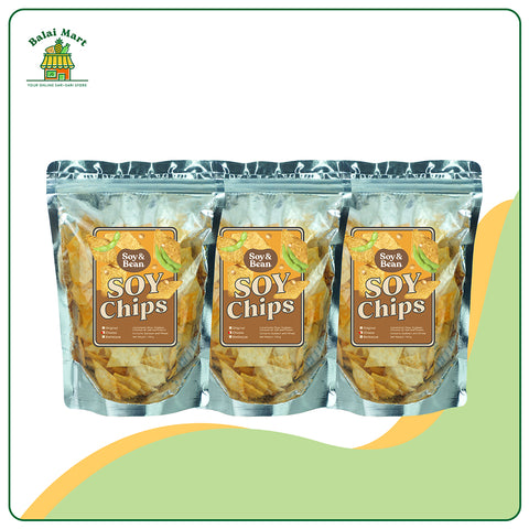 Soy & Bean Favorites - Cheese Soy Chips 120g 3pcs