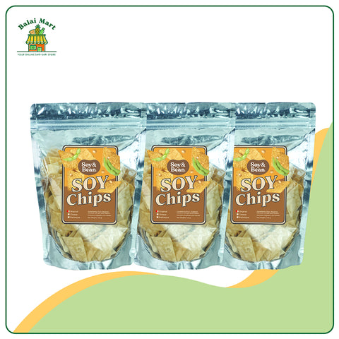 Soy & Bean Favorites - Original Soy Chips 120g 3pcs