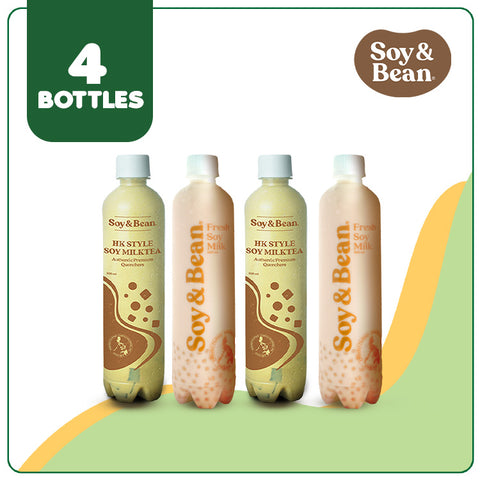 Soy & Bean Soy Milk Tea 500mL (4 bottles)