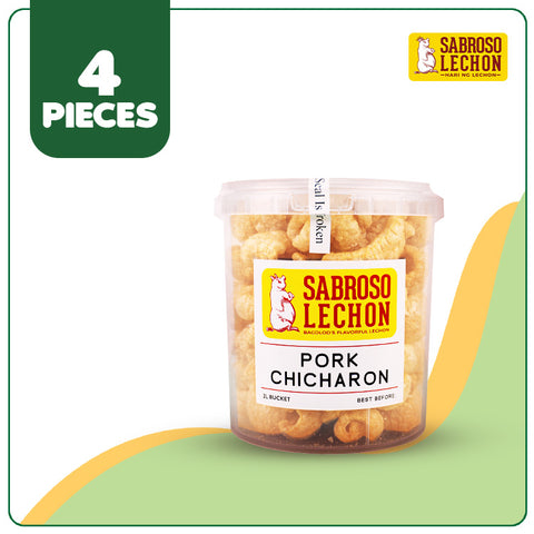 Sabroso Chicharon 2L (4 packs)