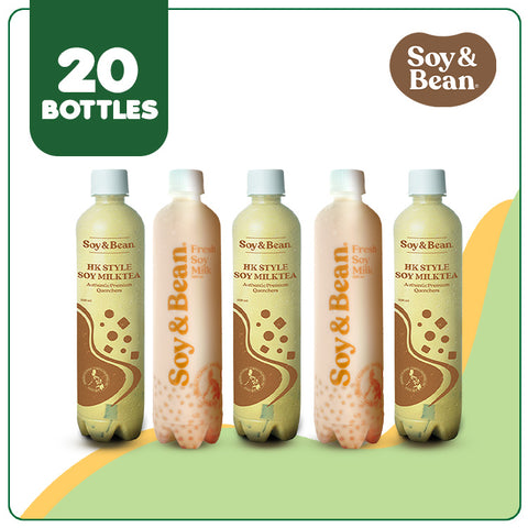 Soy & Bean Soy Milk Tea 500mL (20 bottles)