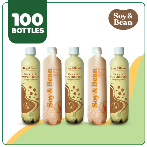 Soy & Bean Soy Milk Tea 500mL (100 bottles)