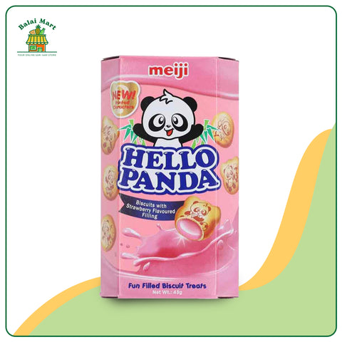 Meiji Hello Panda Strawberry 43g