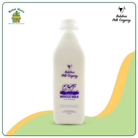 Bukidnon Milk Company Premium Whole Milk 1L
