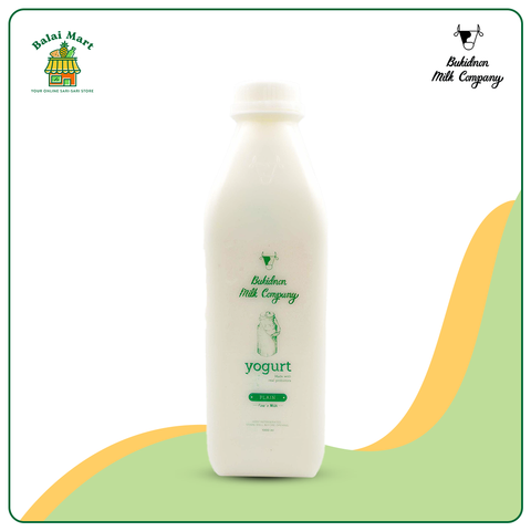 Bukidnon Milk Company Plain Yogurt 1L