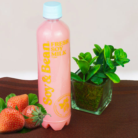 Soy & Bean Soy Milk - Strawberry 500ml
