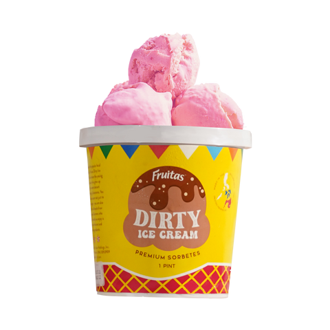 Fruitas Strawberry Dirty Ice Cream 1 Pint