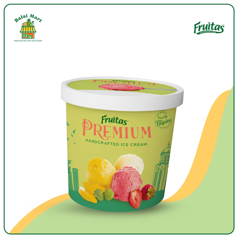 Fruitas Premium Ube Keso Ice Cream 1 Pint