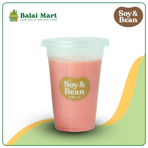 Soy & Bean Strawberry Flavored Taho 16oz