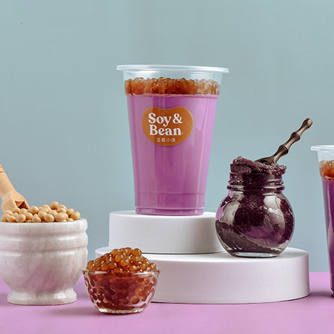 Soy & Bean Ube Flavored Taho 16oz